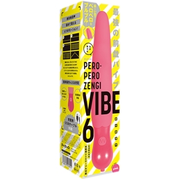 PERO-PERO ZENGI VIBE 6 [ペロペロ ゼンギ バイブ6] pink